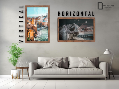 ( 35 x 45 CM ) / 18 x14 Inch  |  Display Frame - MDF
 -  [ Dark Oak ]