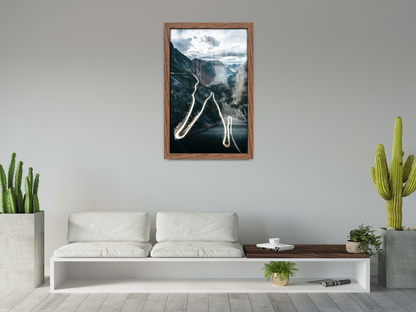 ( 35 x 45 CM ) / 18 x14 Inch  |  Display Frame - MDF
 -  [ Dark Oak ]