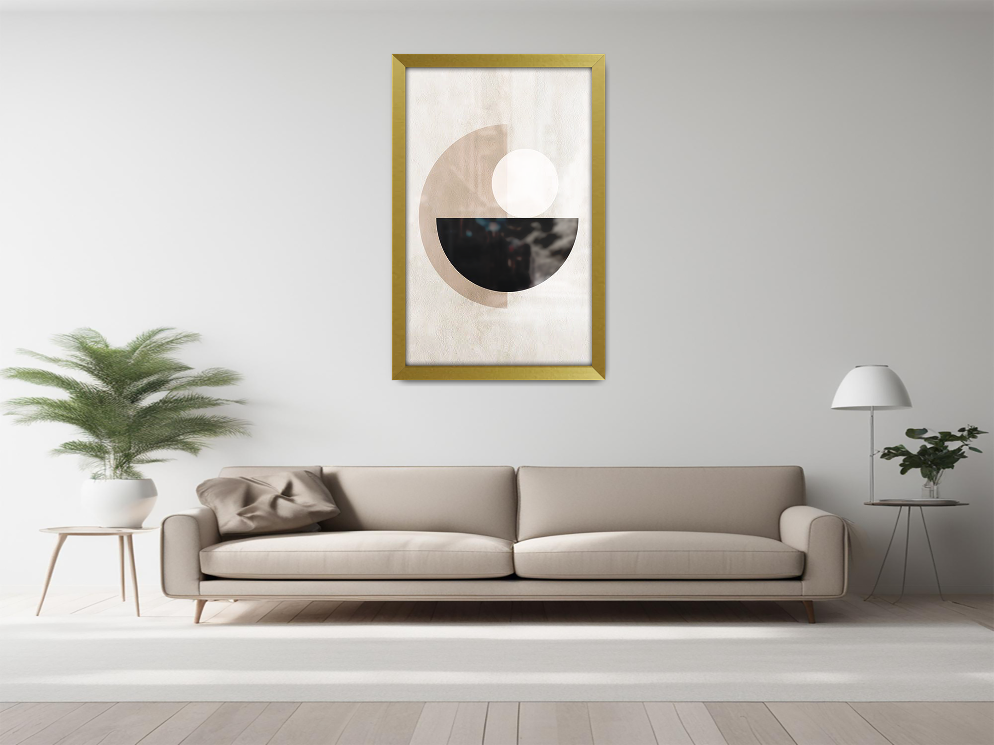 ( 35 x 45 CM ) / 18 x14 Inch  |  Frames - MDF
 -  [ Gold ]