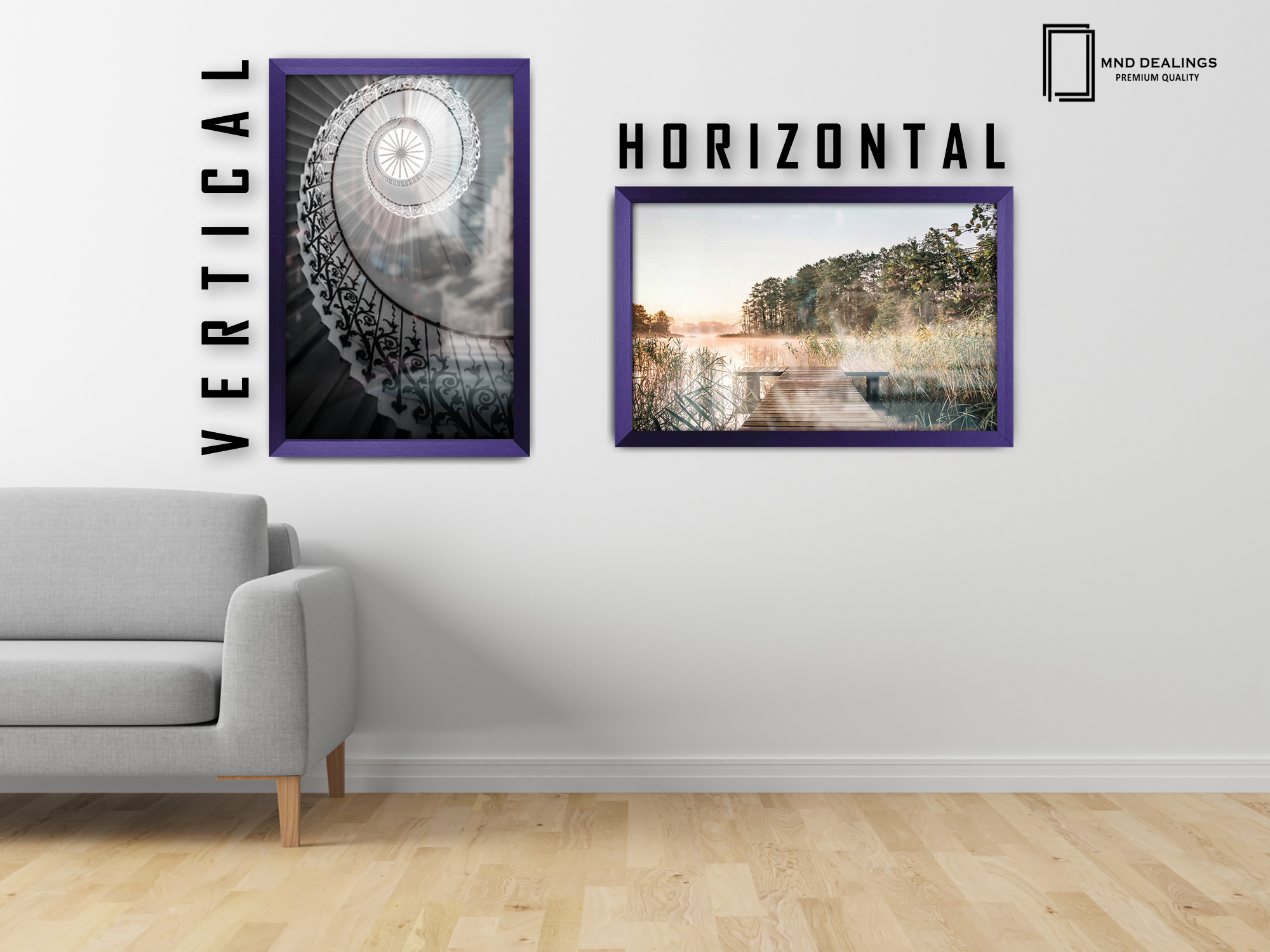 ( 35 x 45 CM ) / 18 x14 Inch  |  Certificate Frames - MDF
 -  [ Purple ]