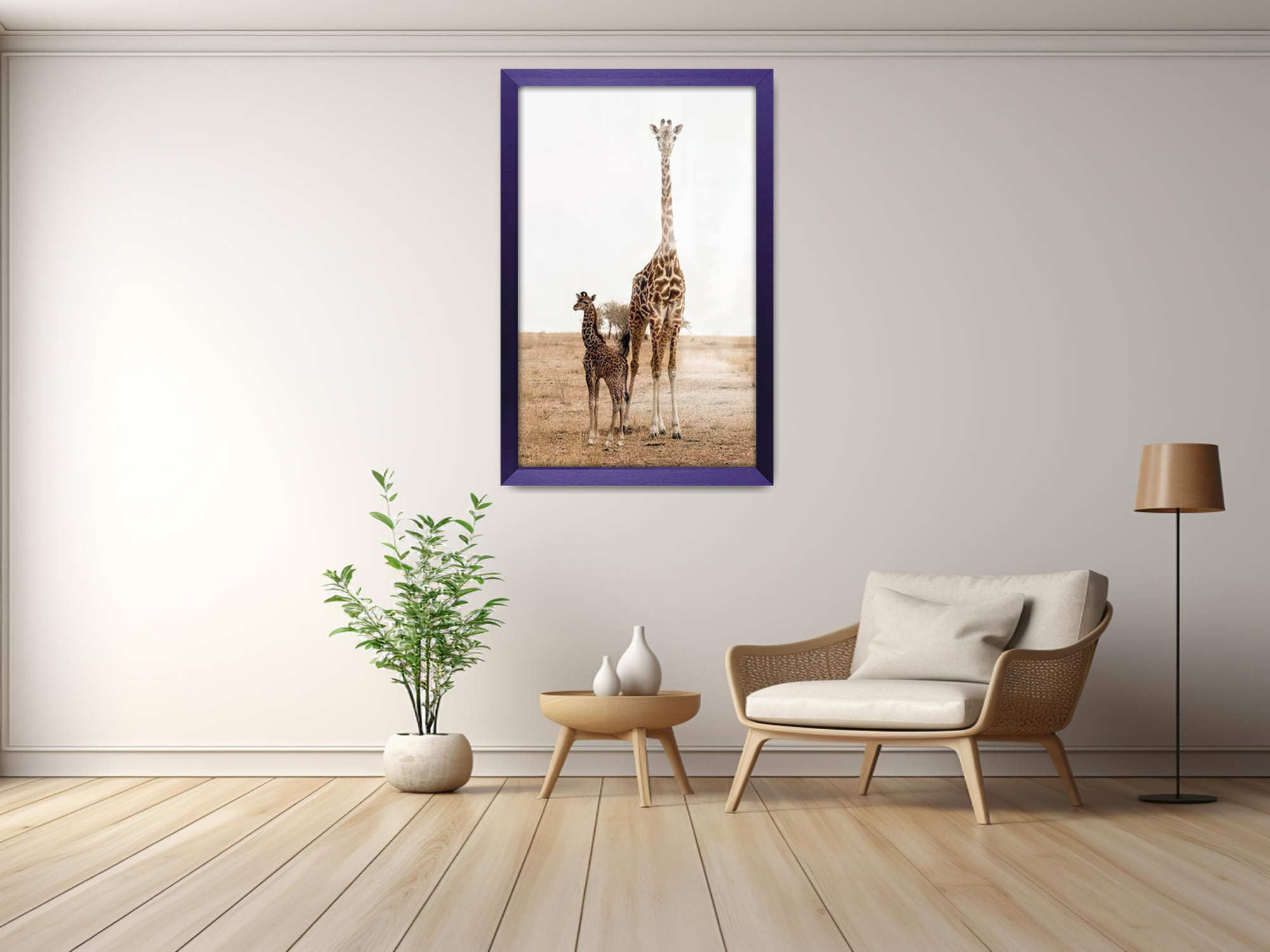 ( 35 x 45 CM ) / 18 x14 Inch  |  Certificate Frames - MDF
 -  [ Purple ]