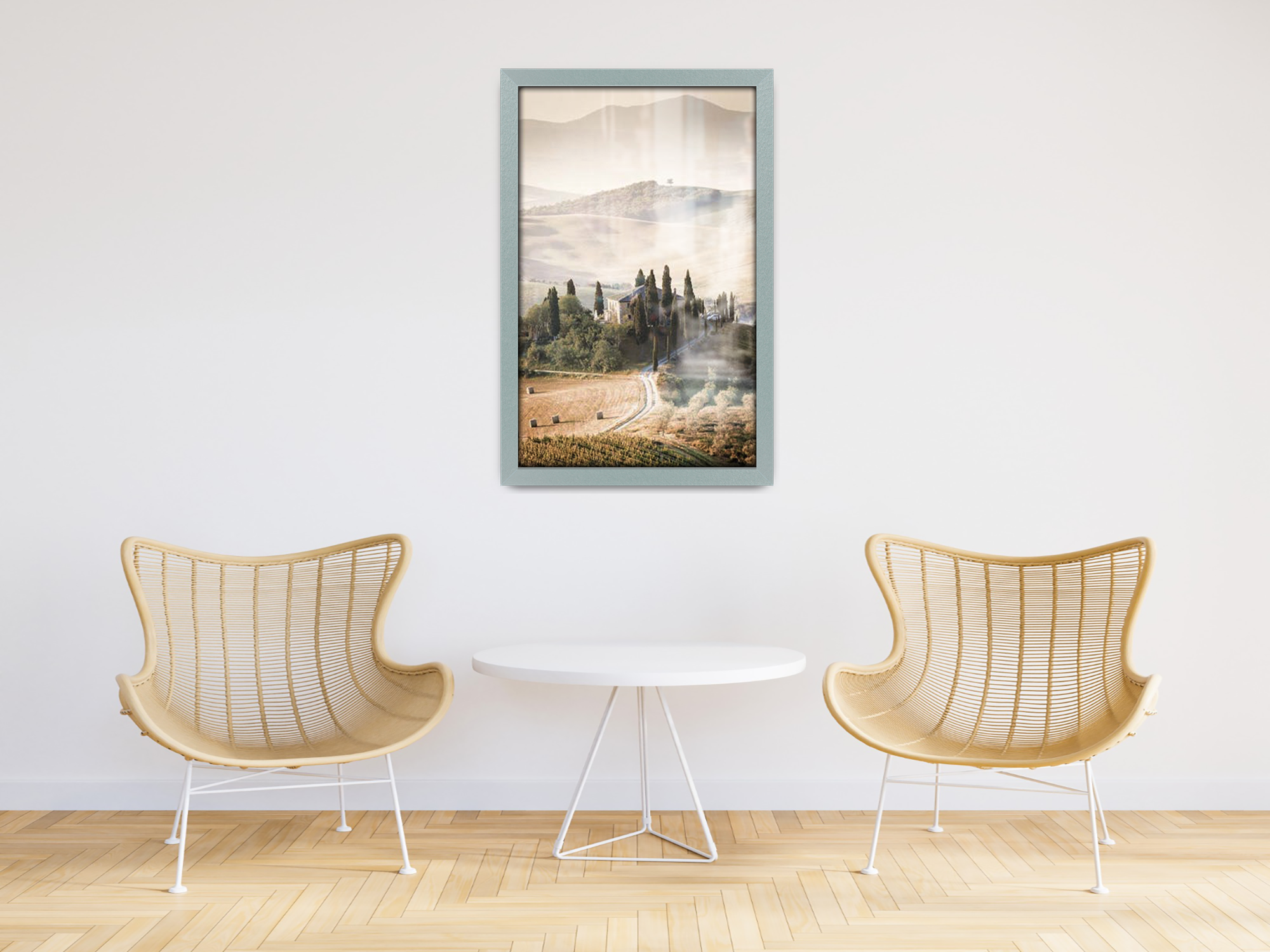 ( 35 x 45 CM ) / 18 x14 Inch  |  Frames - MDF
 -  [ Silver ]