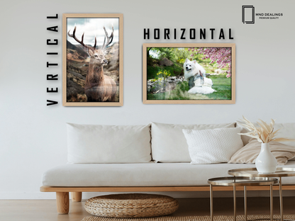 ( 35 x 50 CM ) / 20 x 14 Inch  |  Picture Frames - MDF
 -  [ Beech ]