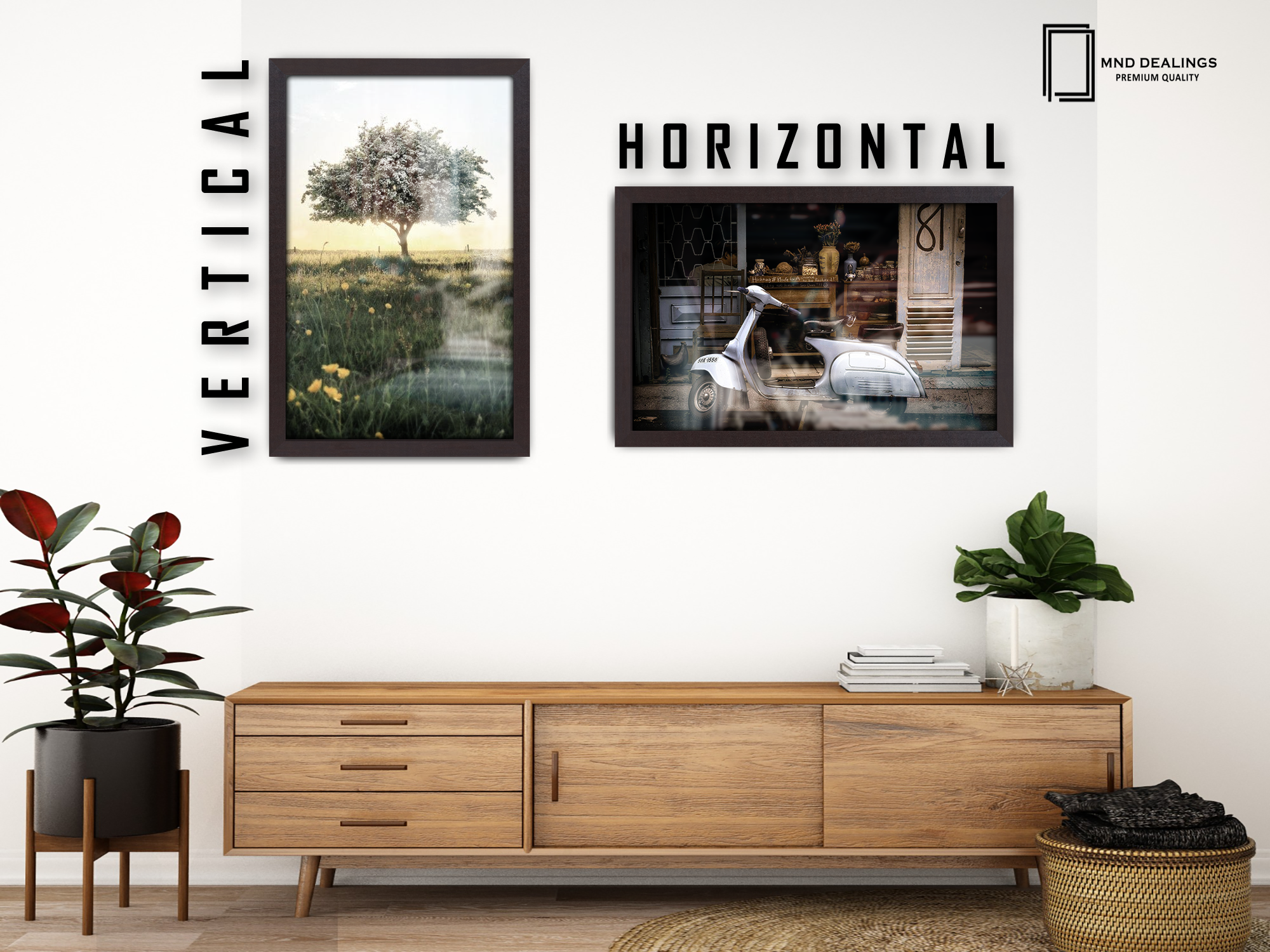 ( 35 x 50 CM ) / 20 x 14 Inch Poster Frames - MDF