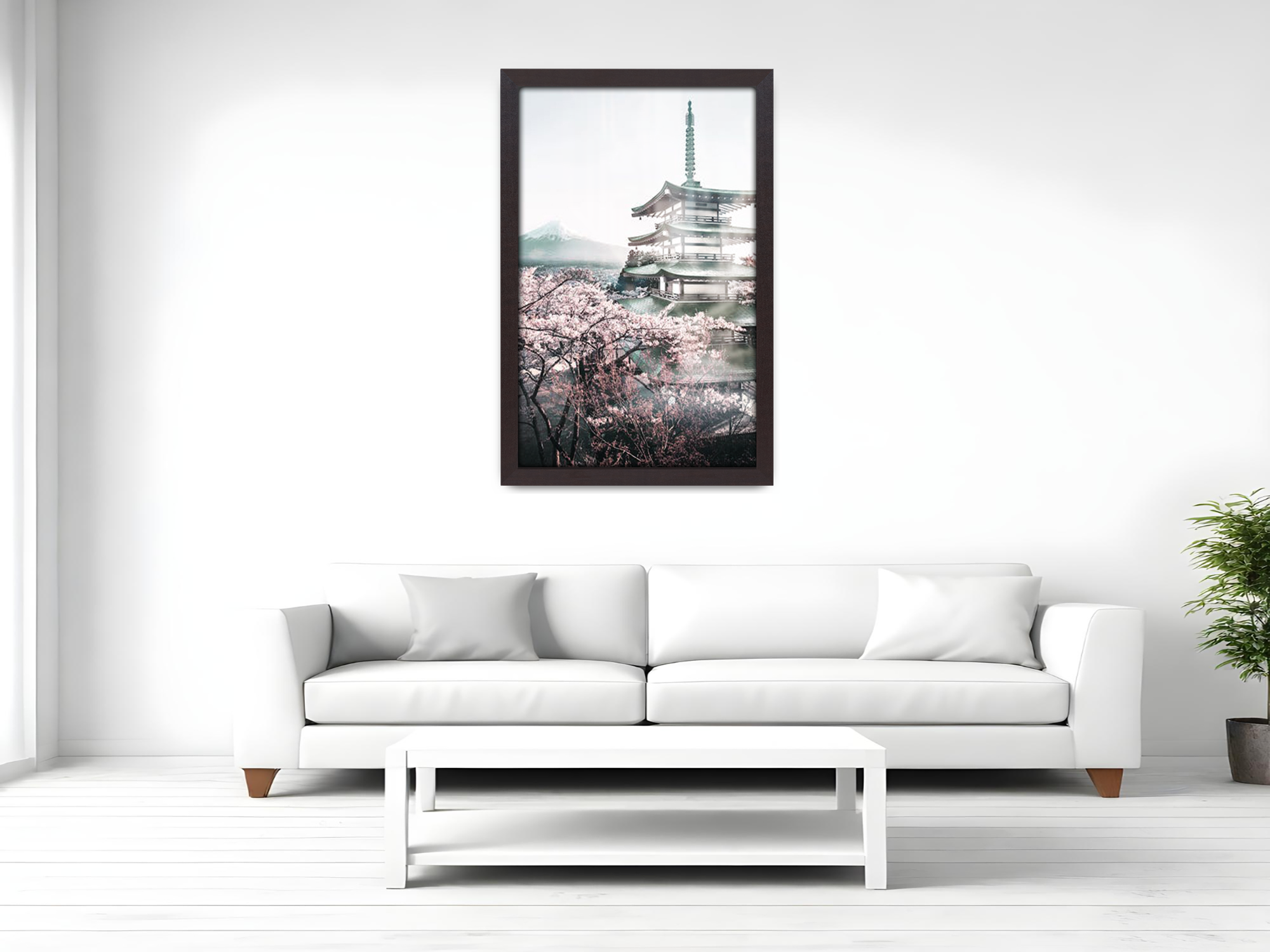 ( 35 x 50 CM ) / 20 x 14 Inch  |  Display Frame - MDF
 -  [ Mahogany ]