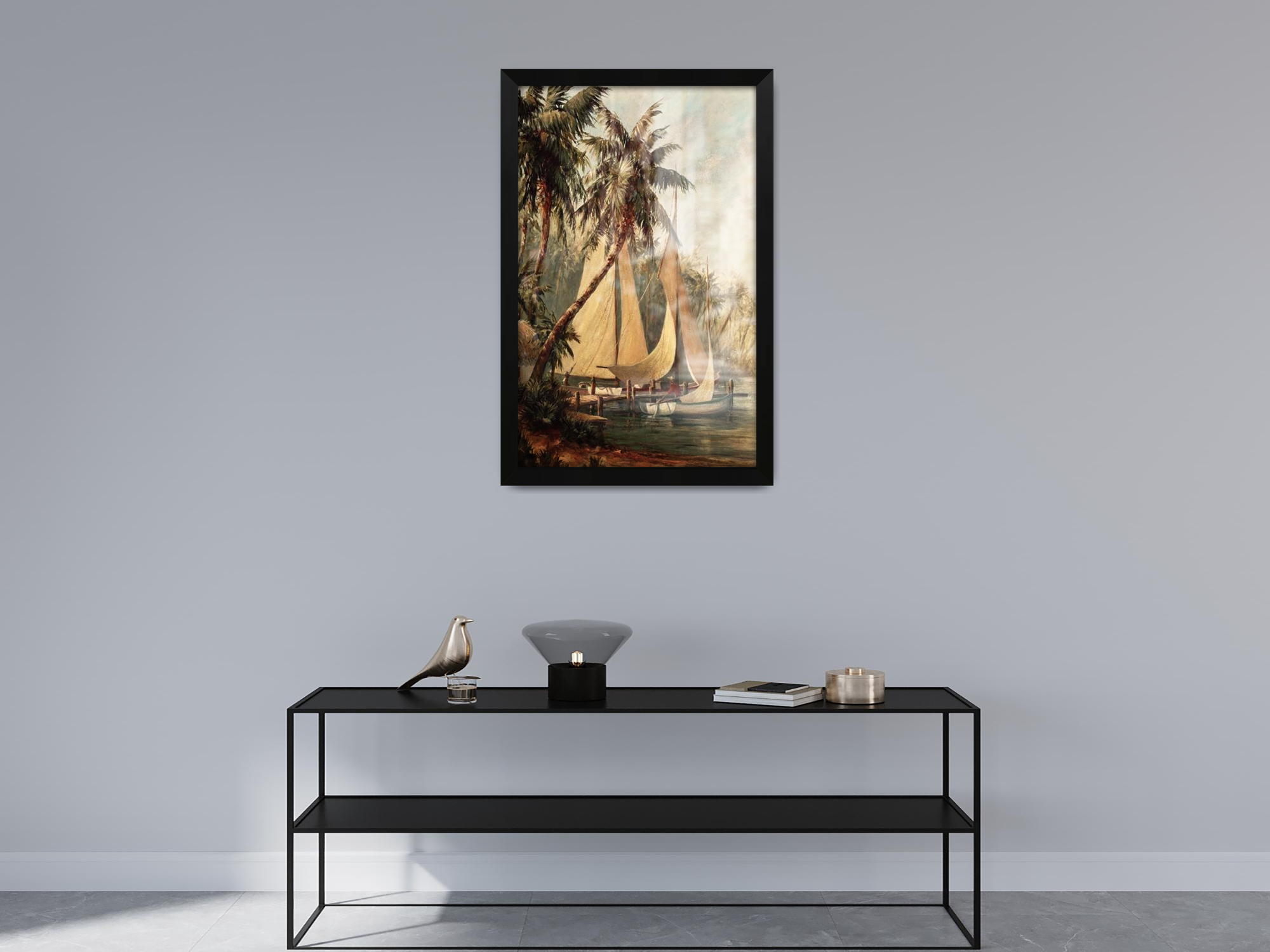 ( 35 x 50 CM ) / 20 x 14 Inch  |  Art Frames - MDF
 -  [ Matt Black ]
