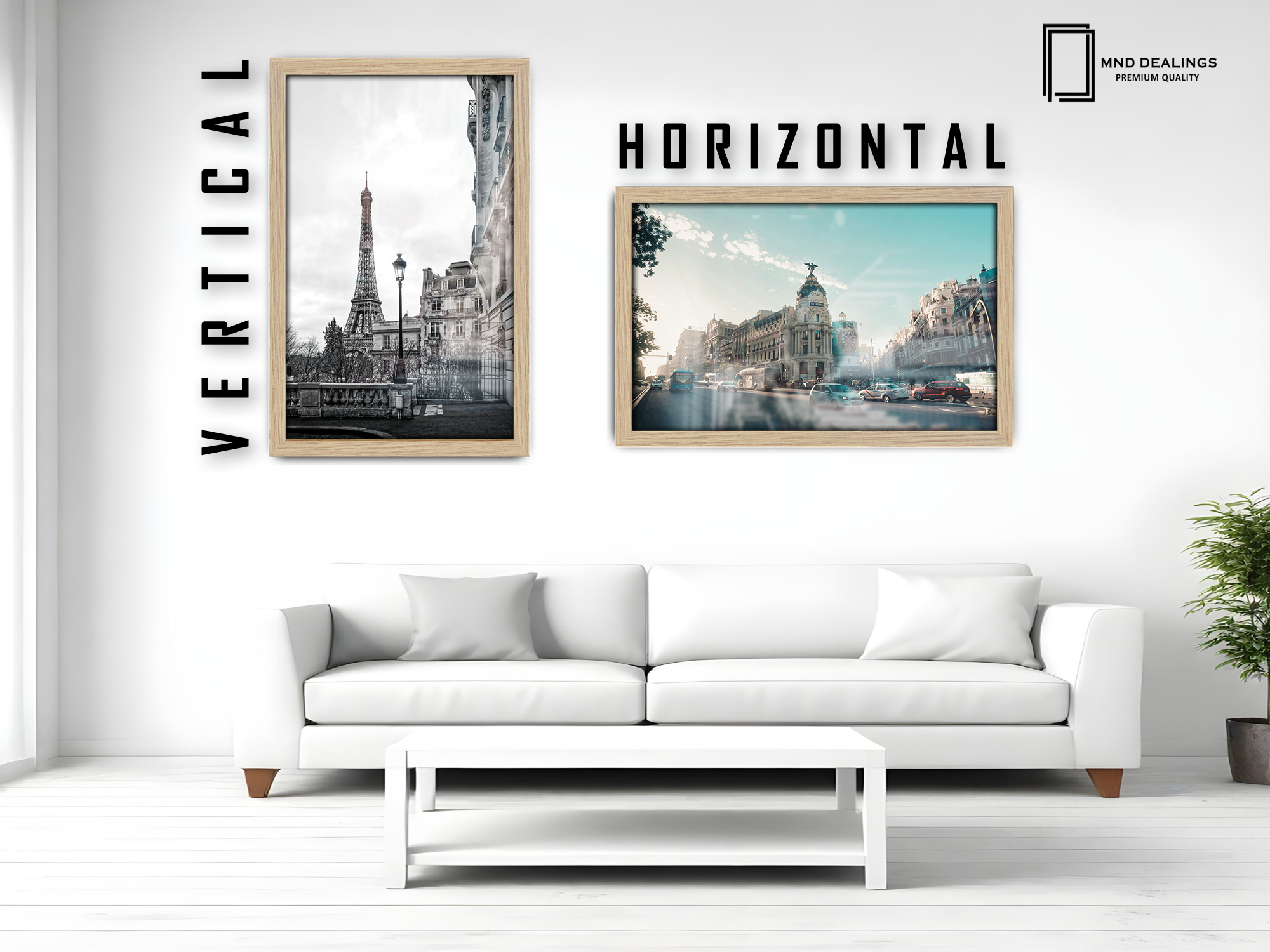 ( 35 x 50 CM ) / 20 x 14 Inch Poster Frames - MDF