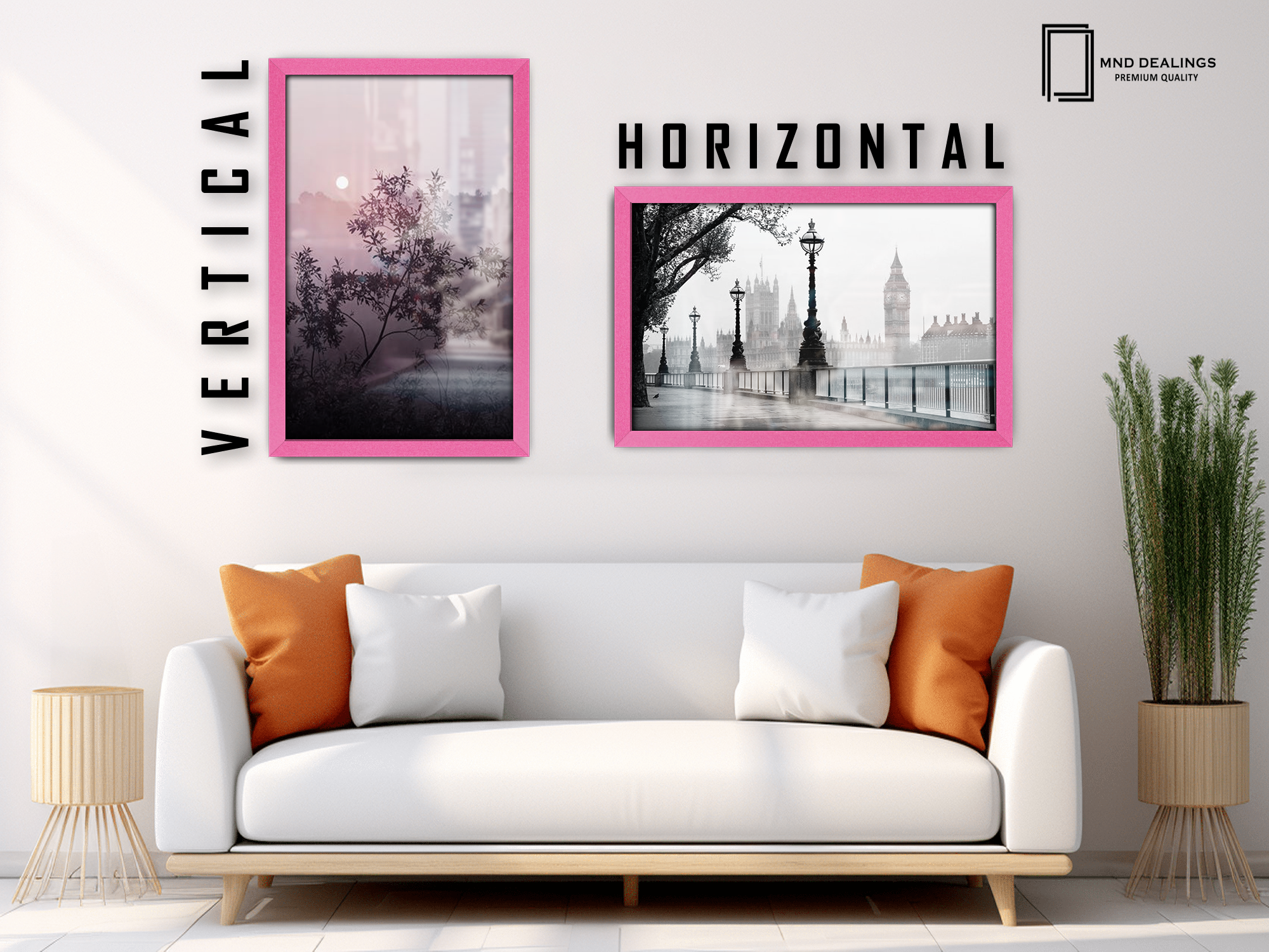 ( 35 x 50 CM ) / 20 x 14 Inch Poster Frames - MDF