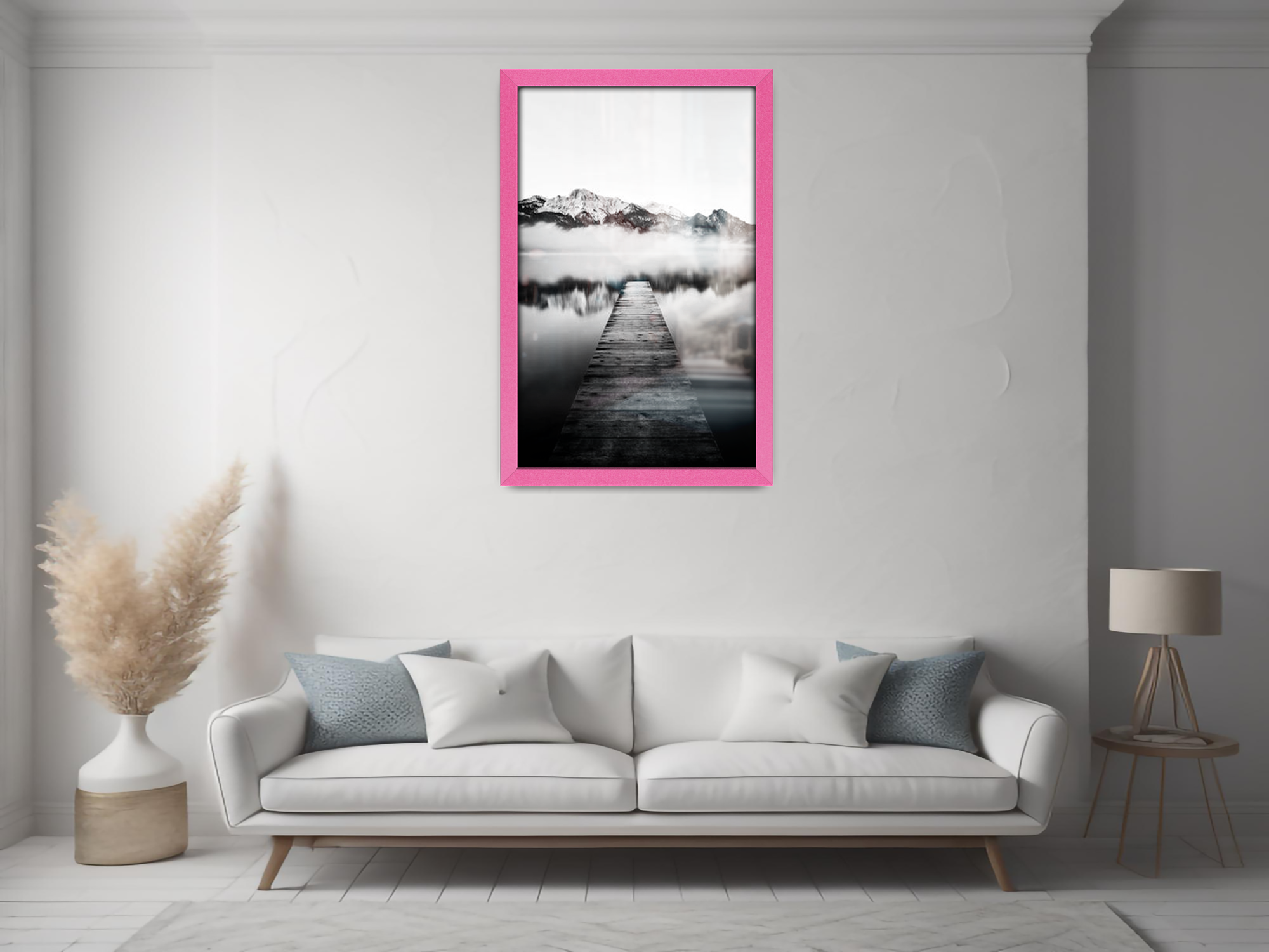 ( 35 x 50 CM ) / 20 x 14 Inch  |  Frames - MDF
 -  [ Pink ]