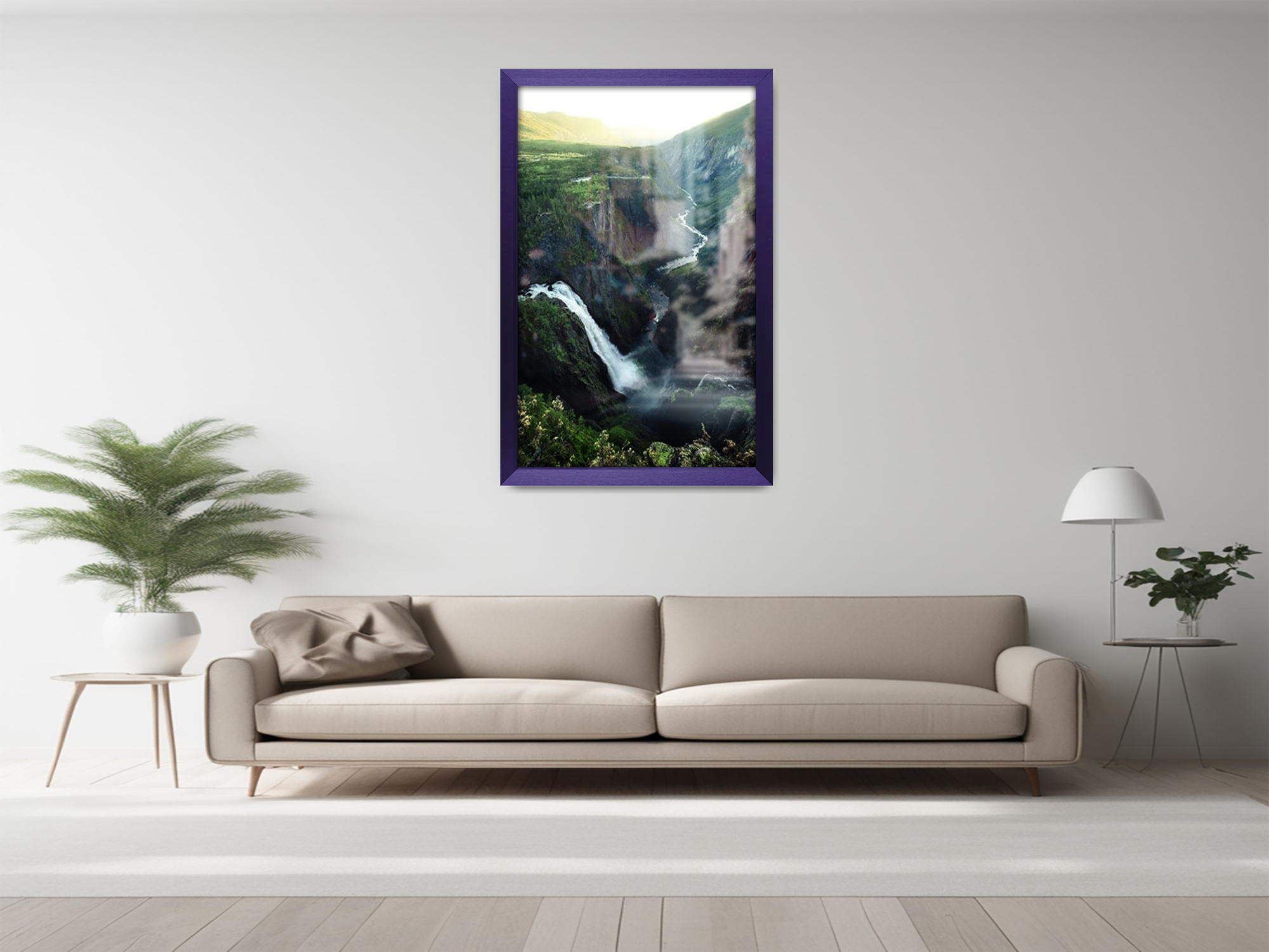 ( 35 x 50 CM ) / 20 x 14 Inch  |  Art Frames - MDF
 -  [ Purple ]