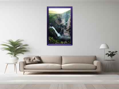 ( 35 x 50 CM ) / 20 x 14 Inch  |  Art Frames - MDF
 -  [ Purple ]