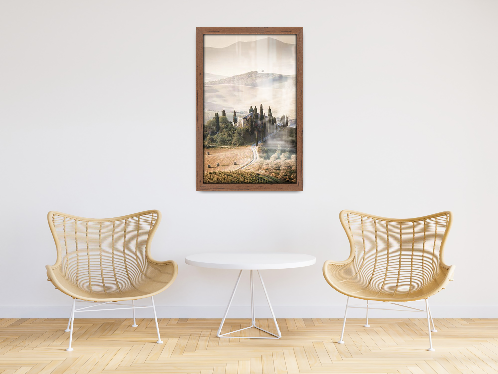 ( 35 x 50 CM ) / 20 x 14 Inch  |  Display Frame - MDF
 -  [ Walnut ]