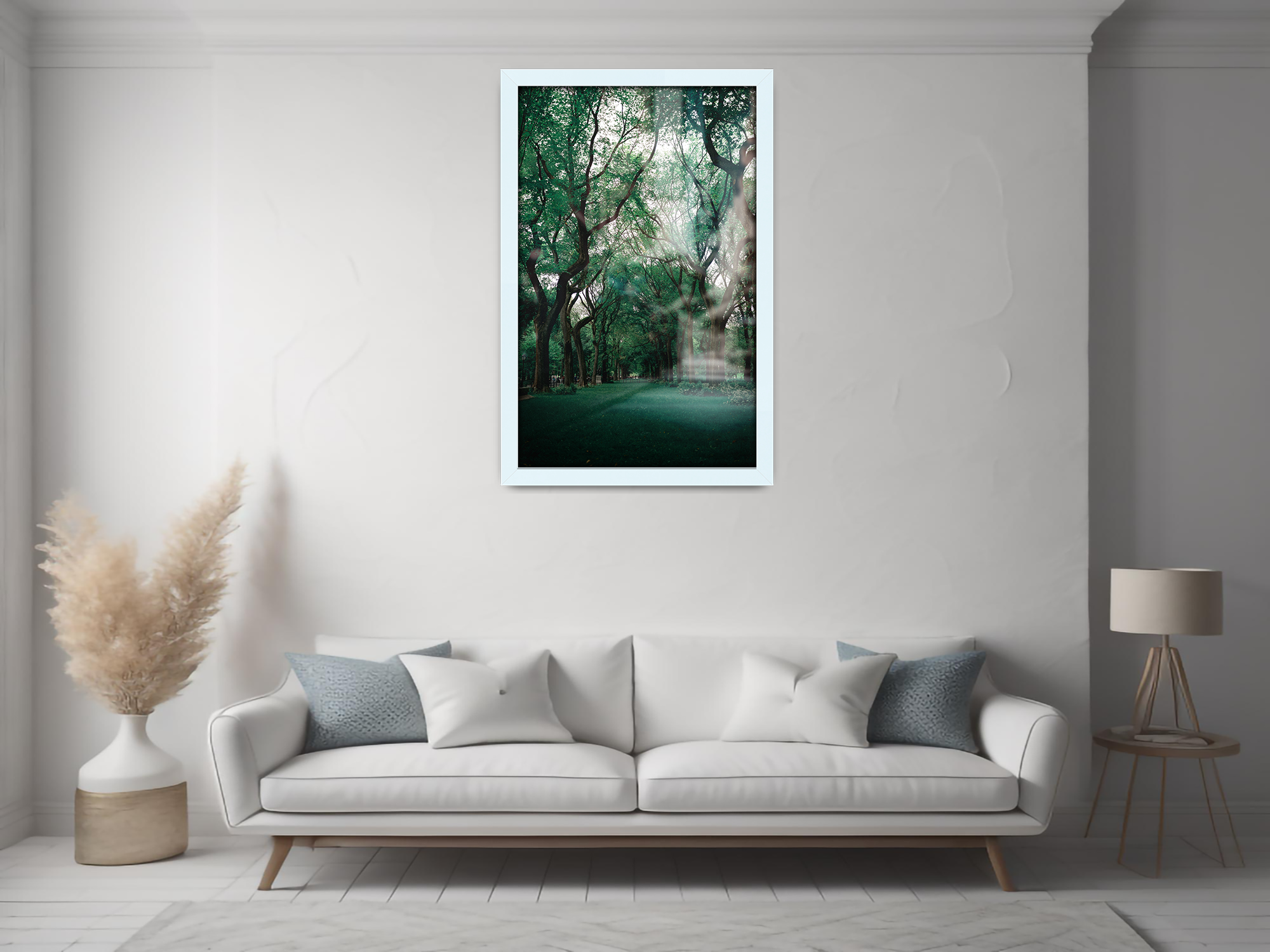 ( 35 x 50 CM ) / 20 x 14 Inch  |  Photo Frames - MDF
 -  [ White ]