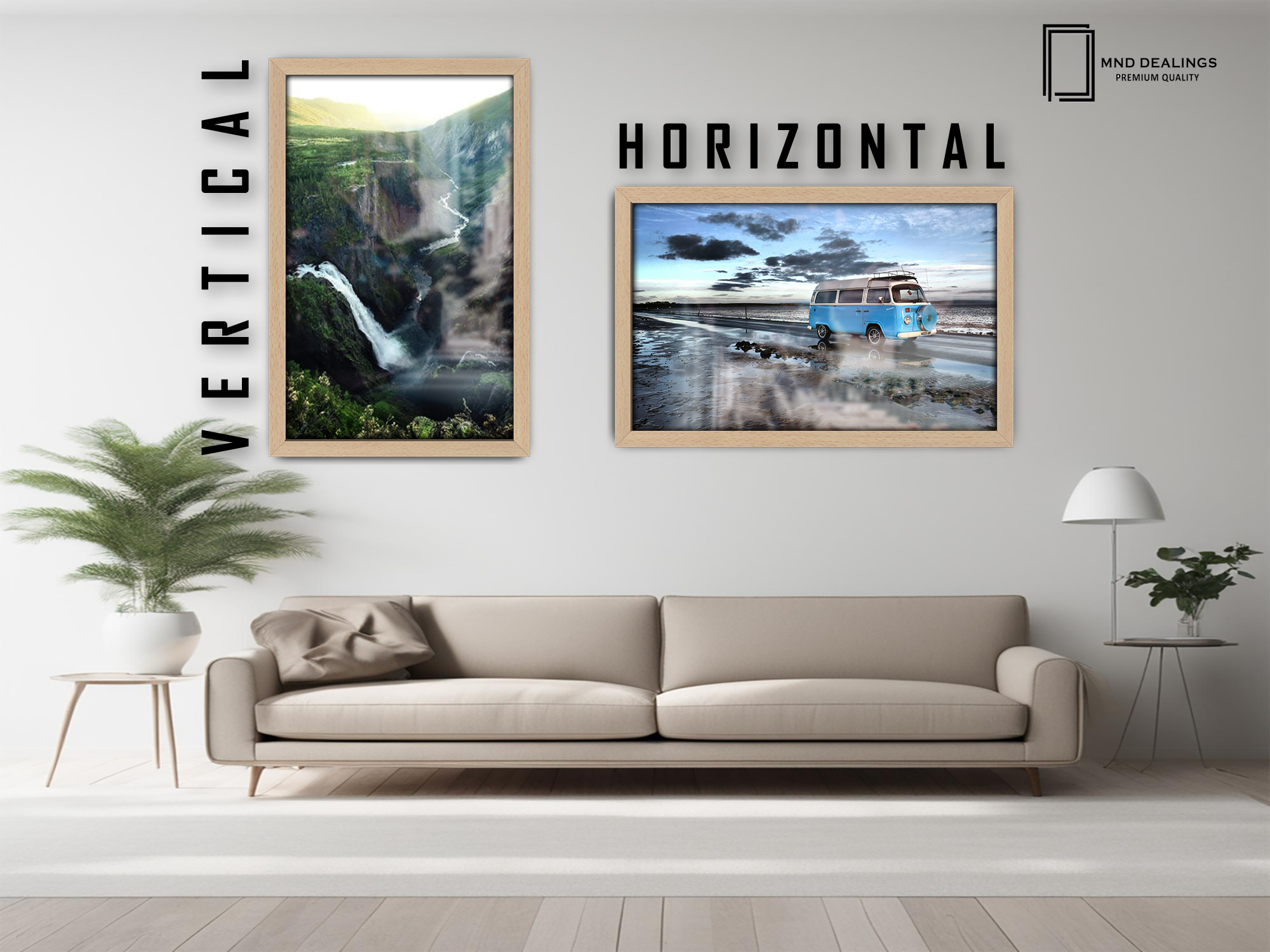 36 x 24 Inch / ( 91.44 x 60.96 CM )  |  Poster Frames - MDF
 -  [ Beech ]