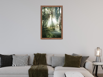 36 x 24 Inch / ( 91.44 x 60.96 CM )  |  Frames - MDF
 -  [ Dark Oak ]