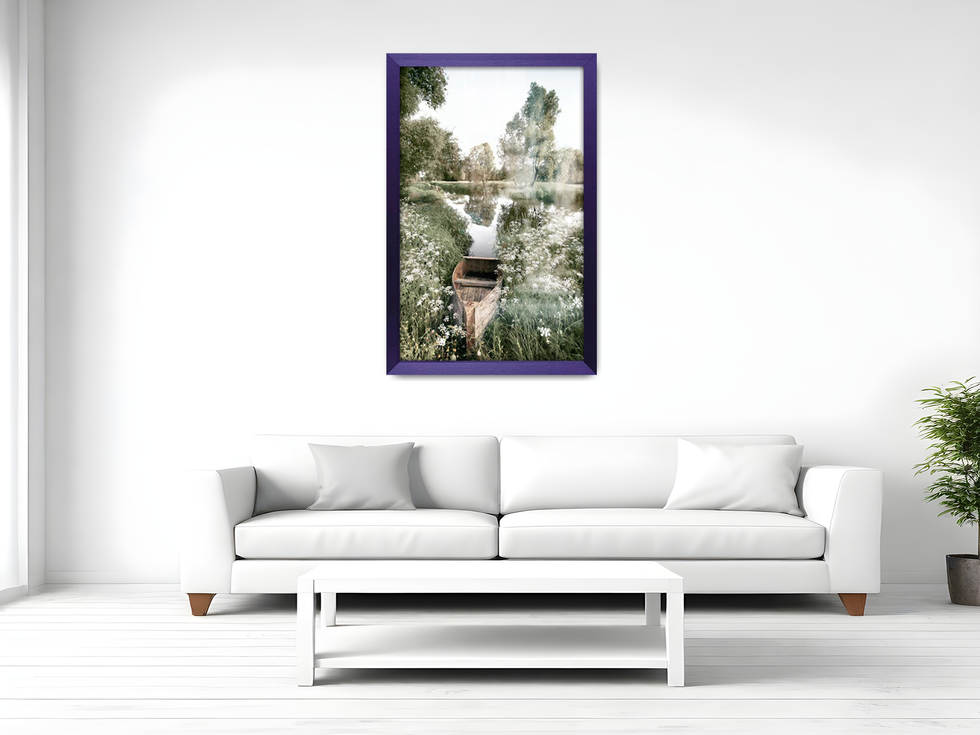 36 x 24 Inch / ( 91.44 x 60.96 CM )  |  Certificate Frames - MDF
 -  [ Purple ]
