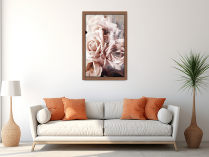 36 x 24 Inch / ( 91.44 x 60.96 CM )  |  Art Frames - MDF
 -  [ Walnut ]