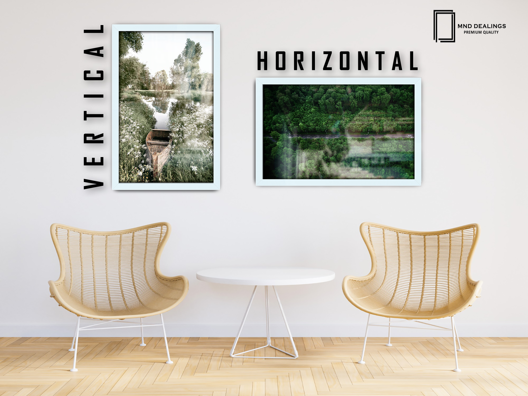 36 x 24 Inch / ( 91.44 x 60.96 CM )  |  Poster Frames - MDF
 -  [ White ]