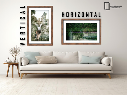 36 x 24 Inch / (91.44 x 60.96 cm ) with 76.20 x 50.80 cm White Mount Certificate Frames - MDF