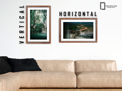 36 x 24 Inch / (91.44 x 60.96 cm ) with 76.20 x 50.80 cm White Mount Certificate Frames - MDF