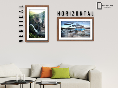 36 x 24 Inch / (91.44 x 60.96 cm ) with 76.20 x 50.80 cm White Mount Certificate Frames - MDF