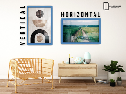 40 x 27 Inch / ( 101.60 x 68.58 CM )  |  Art Frames - MDF
 -  [ Blue ]