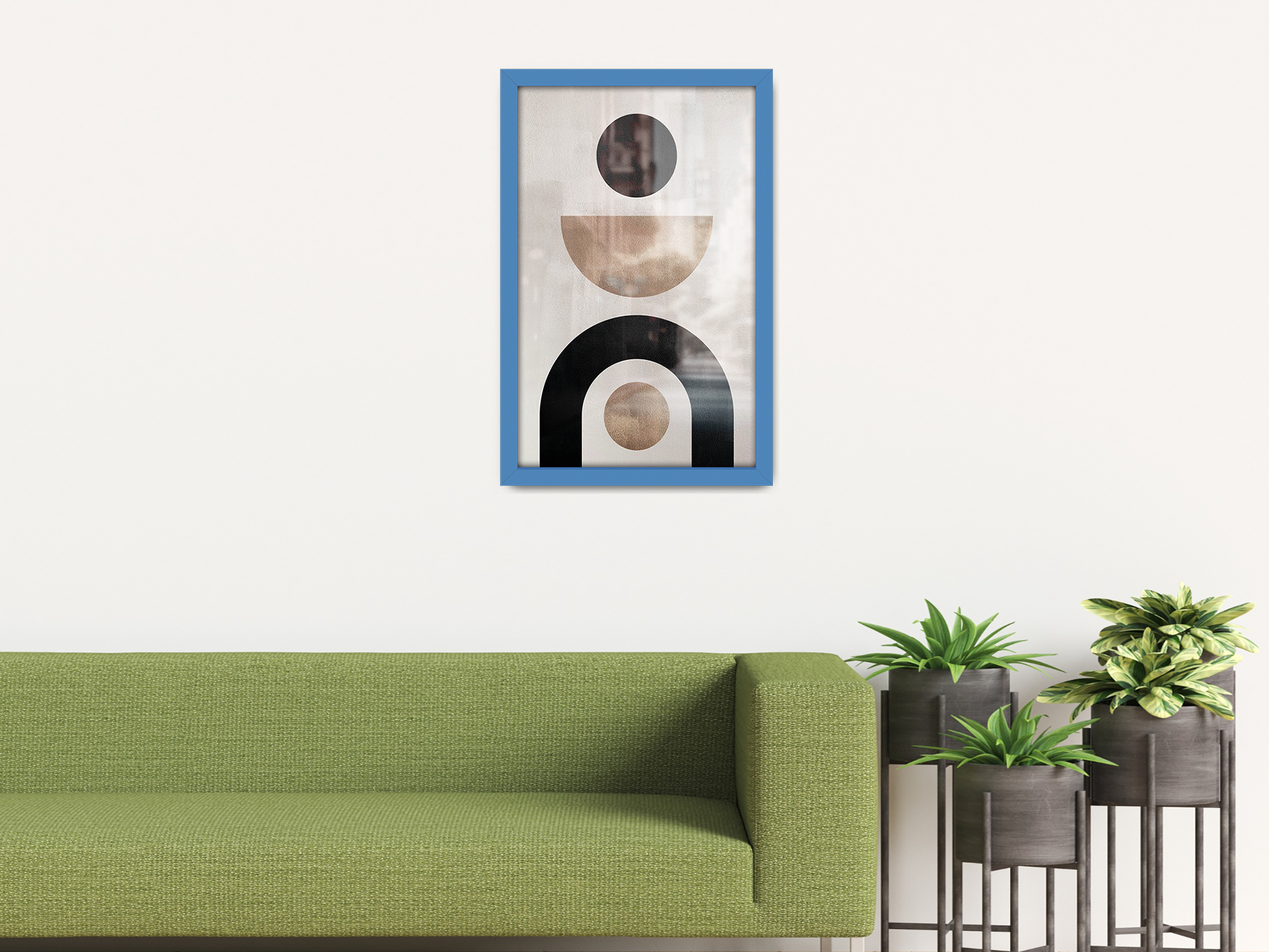 40 x 27 Inch / ( 101.60 x 68.58 CM )  |  Art Frames - MDF
 -  [ Blue ]