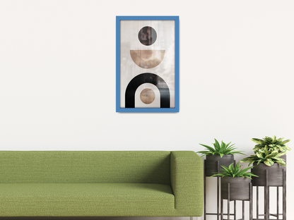 40 x 27 Inch / ( 101.60 x 68.58 CM )  |  Art Frames - MDF
 -  [ Blue ]