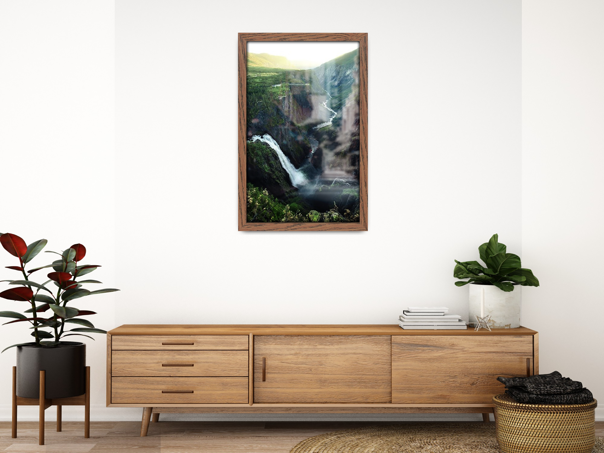 40 x 27 Inch / ( 101.60 x 68.58 CM )  |  Art Frames - MDF
 -  [ Dark Oak ]