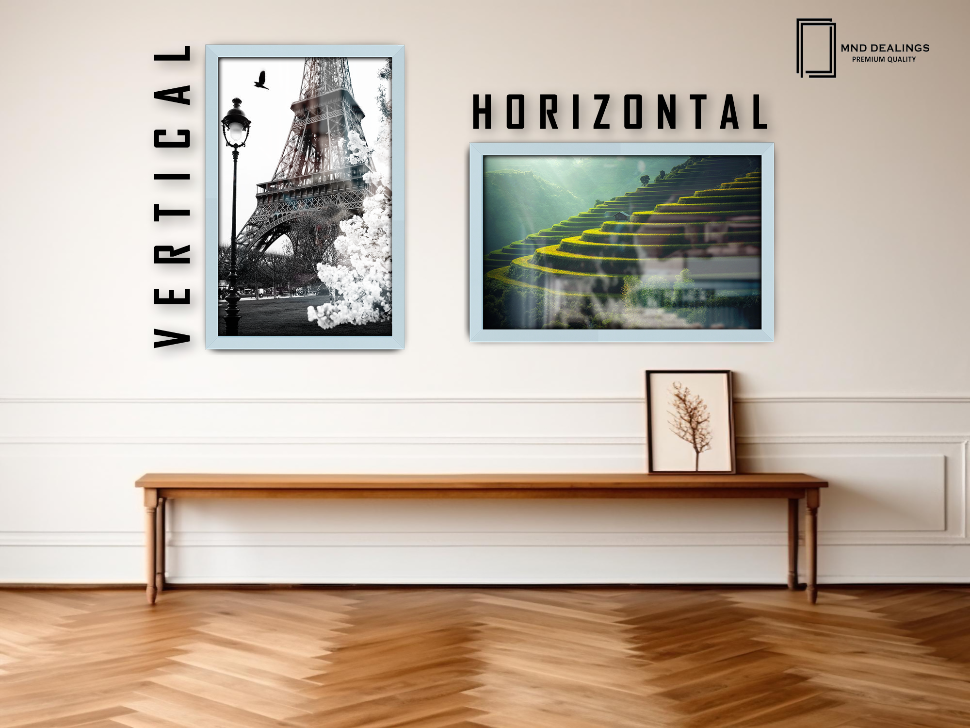 40 x 27 Inch / ( 101.60 x 68.58 CM )  |  Poster Frames - MDF
 -  [ Light Grey ]