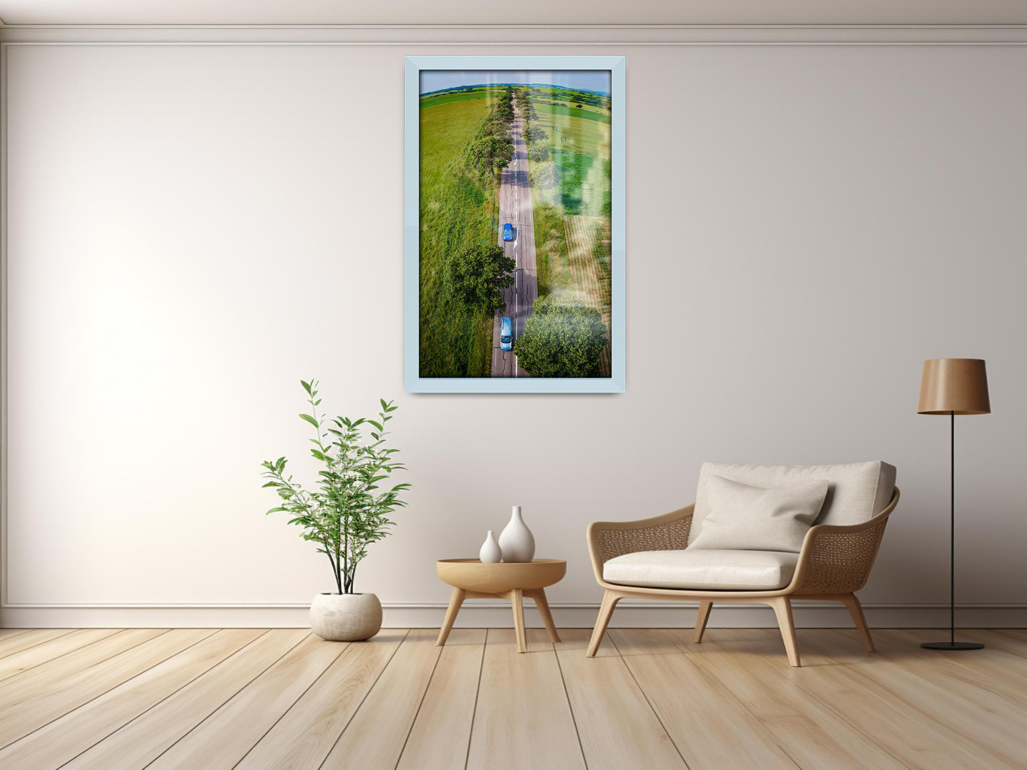 40 x 27 Inch / ( 101.60 x 68.58 CM )  |  Poster Frames - MDF
 -  [ Light Grey ]