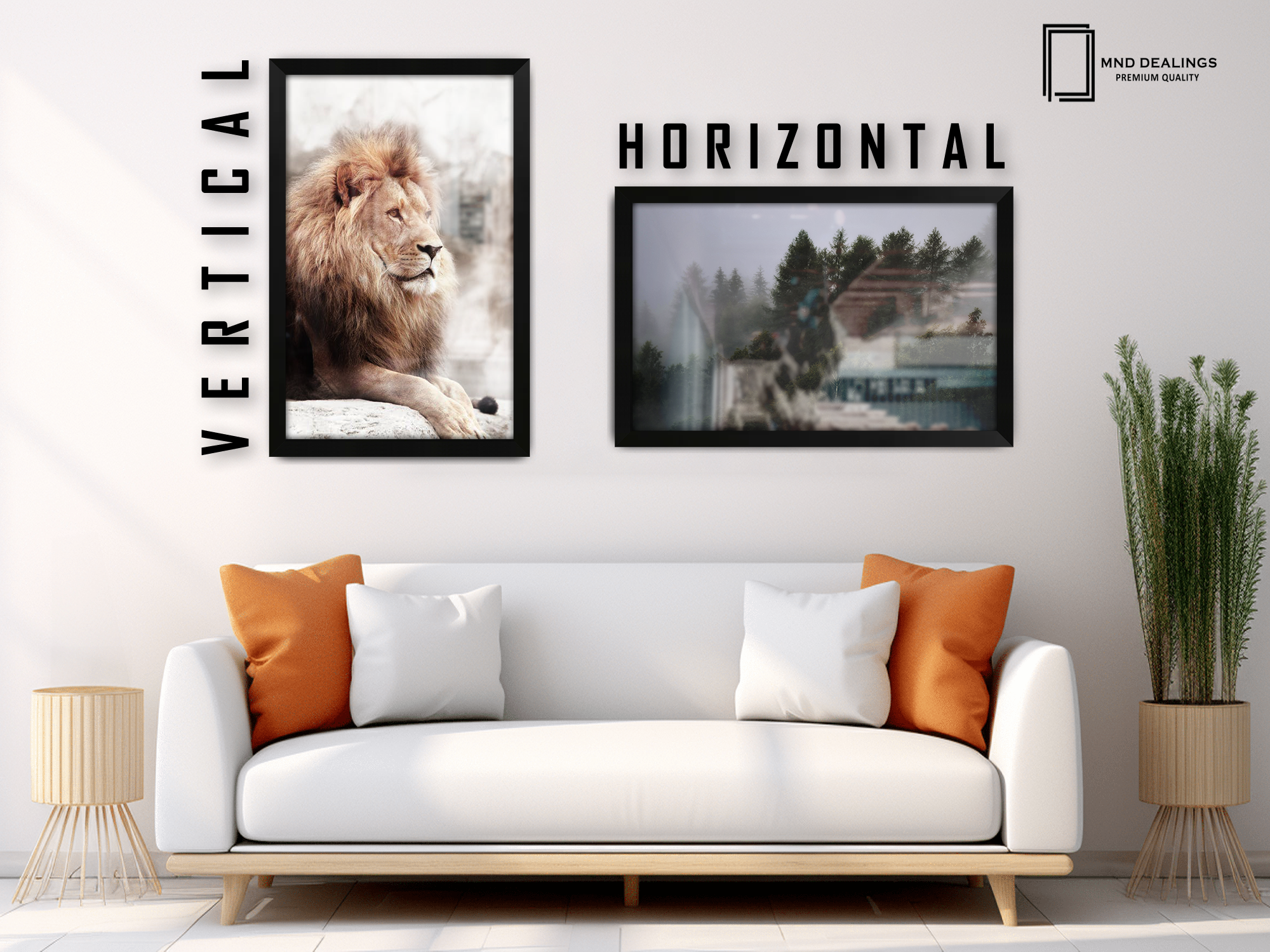 40 x 27 Inch / ( 101.60 x 68.58 CM )  |  Display Frame - MDF
 -  [ Matt Black ]