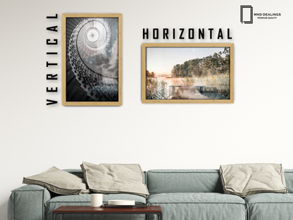 40 x 27 Inch / ( 101.60 x 68.58 CM )  |  Display Frame - MDF
 -  [ Pine ]