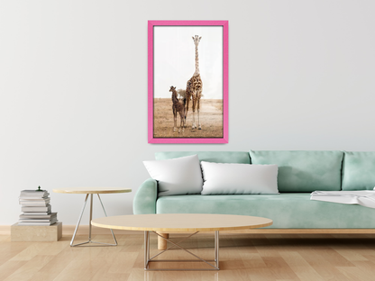 40 x 27 Inch / ( 101.60 x 68.58 CM )  |  Display Frame - MDF
 -  [ Pink ]