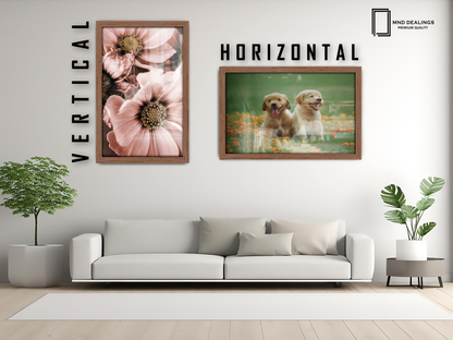 40 x 27 Inch / ( 101.60 x 68.58 CM )  |  Picture Frames - MDF
 -  [ Walnut ]