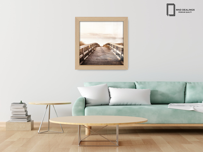 ( 40 x 40 CM ) / 16 x 16 Inch  |  Frames - MDF
 -  [ Beech ]