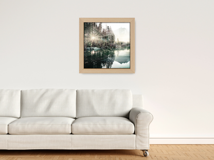 ( 40 x 40 CM ) / 16 x 16 Inch  |  Frames - MDF
 -  [ Beech ]