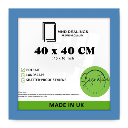 ( 40 x 40 CM ) / 16 x 16 Inch  |  Poster Frames - MDF
 -  [ Blue ]