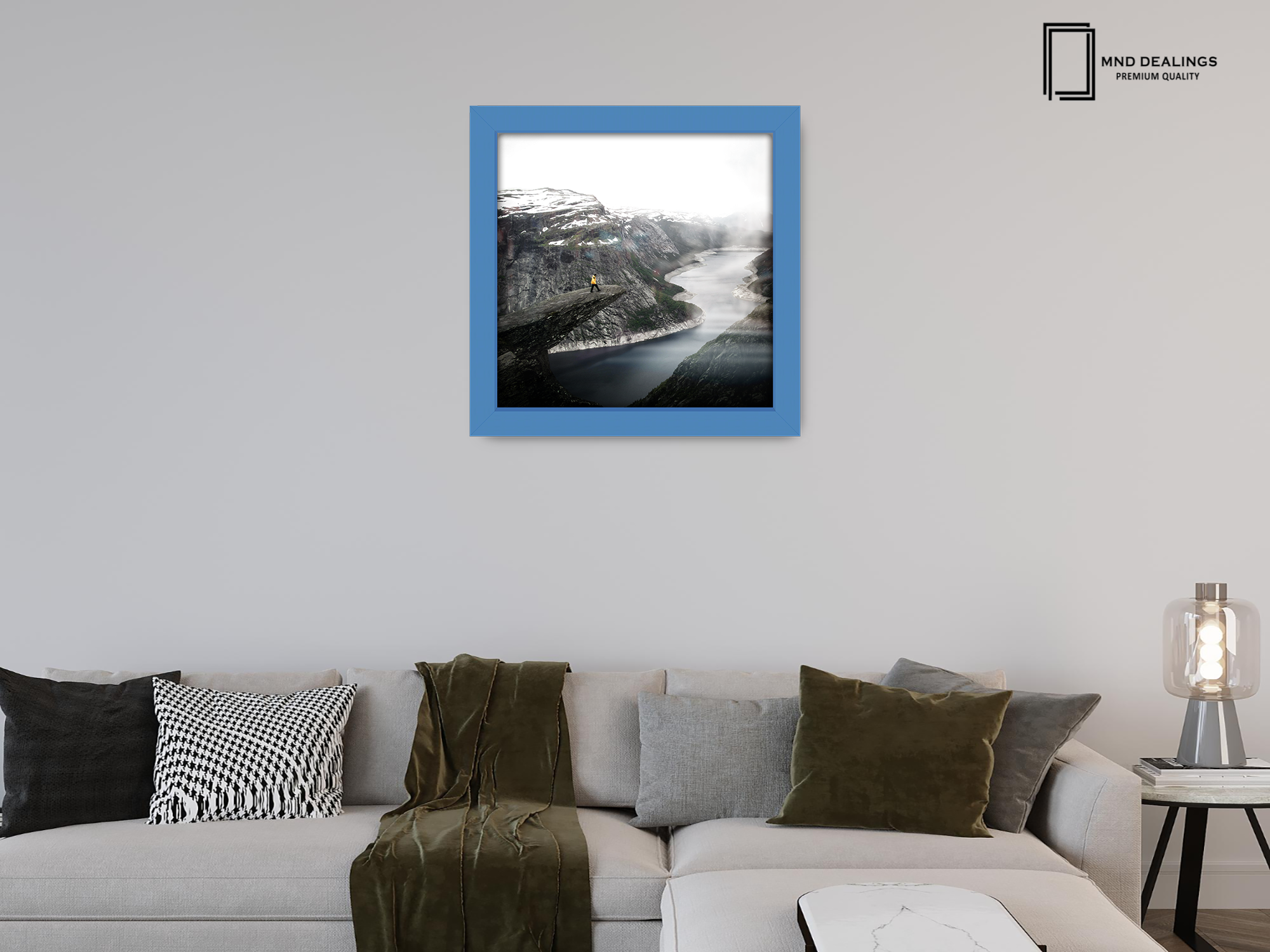 ( 40 x 40 CM ) / 16 x 16 Inch  |  Poster Frames - MDF
 -  [ Blue ]