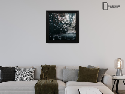 ( 40 x 40 CM ) / 16 x 16 Inch  |  Picture Frames - MDF
 -  [ Matt Black ]