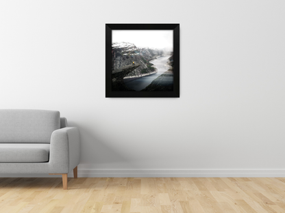 ( 40 x 40 CM ) / 16 x 16 Inch  |  Picture Frames - MDF
 -  [ Matt Black ]