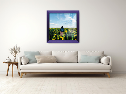( 40 x 40 CM ) / 16 x 16 Inch  |  Picture Frames - MDF
 -  [ Purple ]