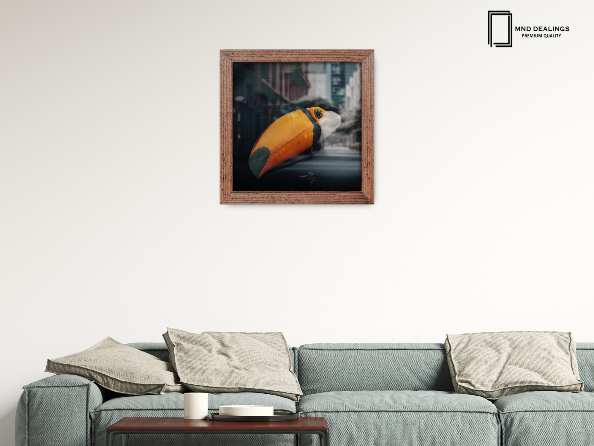 ( 40 x 40 CM ) / 16 x 16 Inch  |  Display Frame - MDF
 -  [ Rustic ]