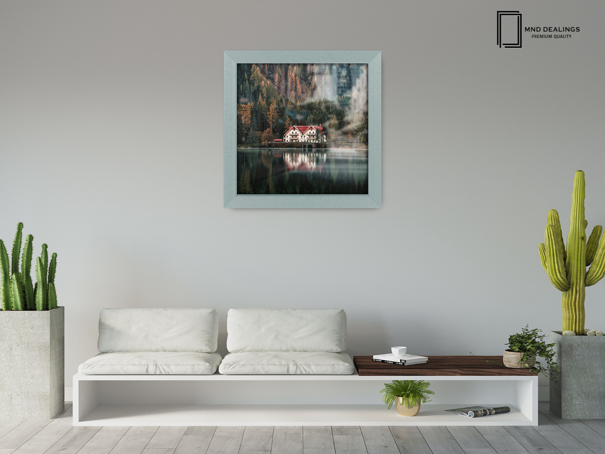 ( 40 x 40 CM ) / 16 x 16 Inch  |  Poster Frames - MDF
 -  [ Silver ]