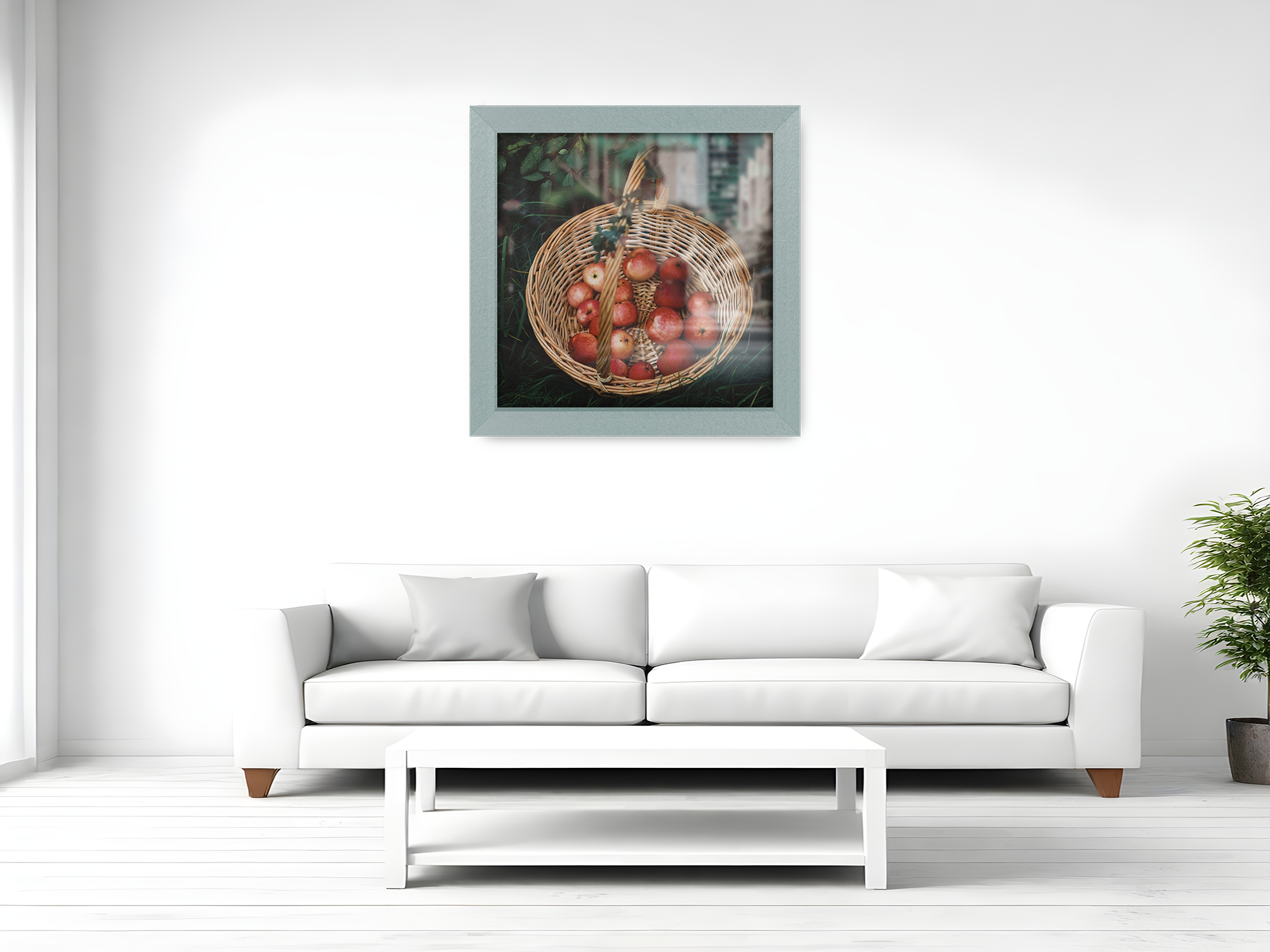 ( 40 x 40 CM ) / 16 x 16 Inch  |  Poster Frames - MDF
 -  [ Silver ]