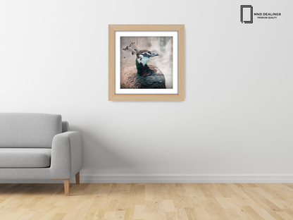 ( 40 x 40 Cm ) / 16 x 16 Inch with 30 x 30 Cm White Mount Poster Frames - MDF