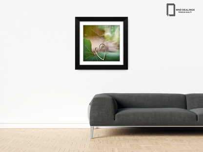 ( 40 x 40 Cm ) / 16 x 16 Inch with 30 x 30 Cm White Mount Poster Frames - MDF