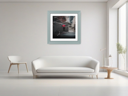 ( 40 x 40 Cm ) / 16 x 16 Inch with 30 x 30 Cm White Mount Poster Frames - MDF