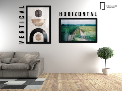 ( 40 x 50 CM ) / 16 x 20 Inch  |  Art Frames - MDF
 -  [ Black ]