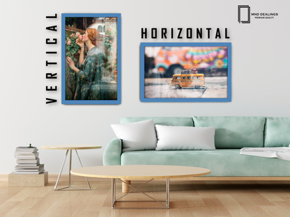 ( 40 x 50 CM ) / 16 x 20 Inch  |  Poster Frames - MDF
 -  [ Blue ]